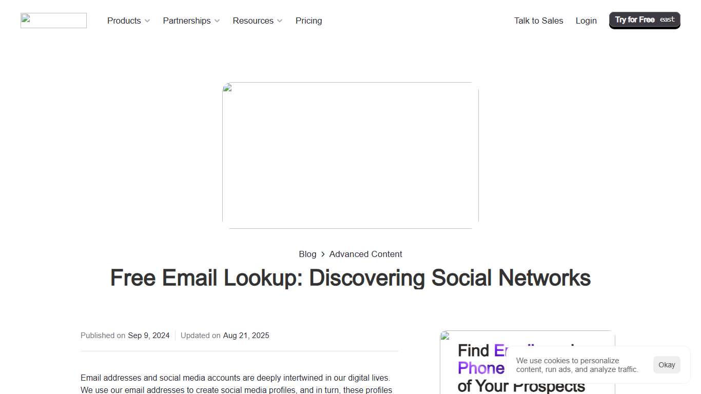 Free Email Lookup: Discovering Social Networks